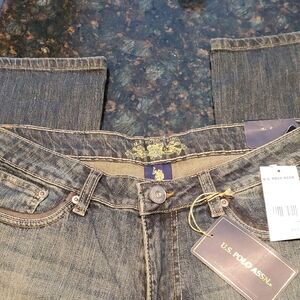 U.S. Polo Assn. Women's Dark Blue Flare Jeans